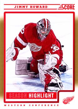 2012-13 Score - Gold Rush #32 Jimmy Howard Front