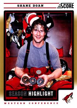 2012-13 Score - Gold Rush #40 Shane Doan Front