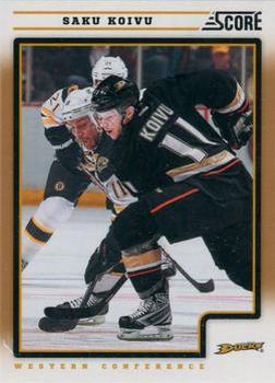 2012-13 Score - Gold Rush #43 Saku Koivu Front