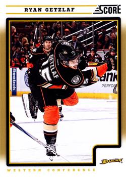 2012-13 Score - Gold Rush #44 Ryan Getzlaf Front