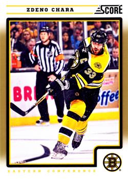 2012-13 Score - Gold Rush #58 Zdeno Chara Front