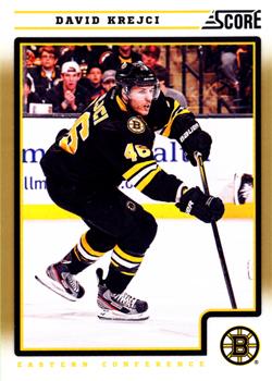 2012-13 Score - Gold Rush #60 David Krejci Front