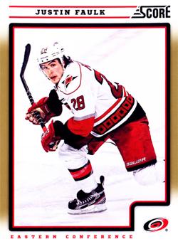 2012-13 Score - Gold Rush #110 Justin Faulk Front