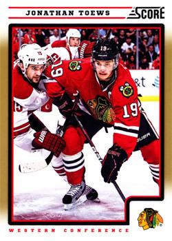 2012-13 Score - Gold Rush #116 Jonathan Toews Front