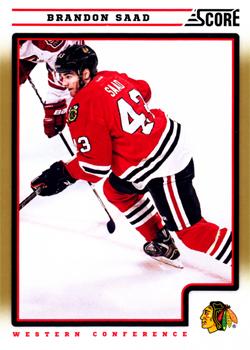 2012-13 Score - Gold Rush #124 Brandon Saad Front