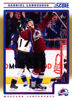 2012-13 Score - Gold Rush #131 Gabriel Landeskog Front