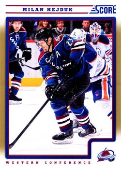 2012-13 Score - Gold Rush #133 Milan Hejduk Front