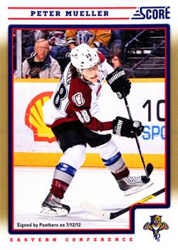 2012-13 Score - Gold Rush #144 Peter Mueller Front
