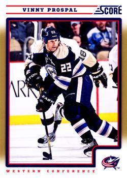 2012-13 Score - Gold Rush #148 Vinny Prospal Front