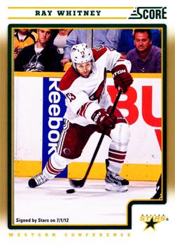 2012-13 Score - Gold Rush #170 Ray Whitney Front