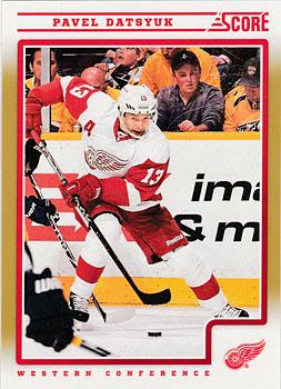 2012-13 Score - Gold Rush #176 Pavel Datsyuk Front