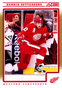 2012-13 Score - Gold Rush #178 Henrik Zetterberg Front
