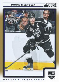 2012-13 Score - Gold Rush #222 Dustin Brown Front