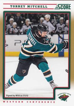 2012-13 Score - Gold Rush #249 Torrey Mitchell Front