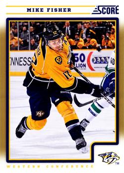 2012-13 Score - Gold Rush #271 Mike Fisher Front