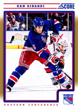 2012-13 Score - Gold Rush #322 Daniel Girardi Front