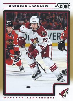 2012-13 Score - Gold Rush #368 Daymond Langkow Front