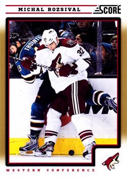 2012-13 Score - Gold Rush #370 Michal Rozsival Front