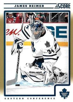 2012-13 Score - Gold Rush #439 James Reimer Front
