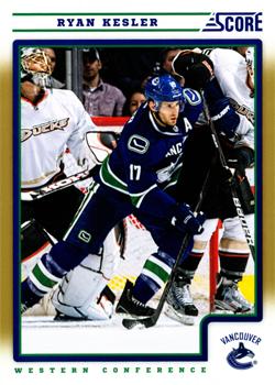 2012-13 Score - Gold Rush #448 Ryan Kesler Front