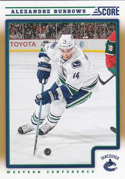 2012-13 Score - Gold Rush #450 Alexandre Burrows Front