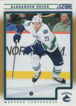 2012-13 Score - Gold Rush #454 Alexander Edler Front
