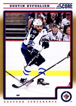 2012-13 Score - Gold Rush #477 Dustin Byfuglien Front
