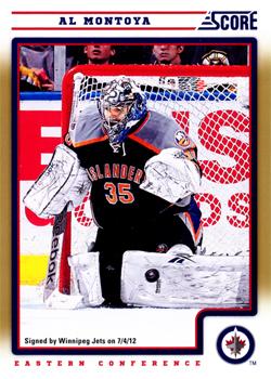 2012-13 Score - Gold Rush #482 Al Montoya Front