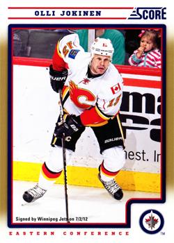 2012-13 Score - Gold Rush #484 Olli Jokinen Front