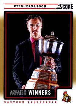 2012-13 Score - Gold Rush #496 Erik Karlsson Front