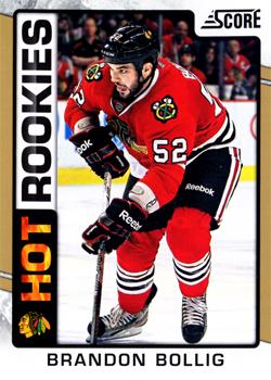 2012-13 Score - Gold Rush #515 Brandon Bollig Front