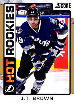 2012-13 Score - Gold Rush #528 J.T. Brown Front