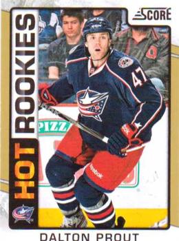 2012-13 Score - Gold Rush #530 Dalton Prout Front