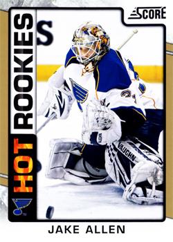 2012-13 Score - Gold Rush #544 Jake Allen Front