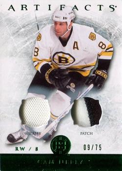 2012-13 Upper Deck Artifacts - Jersey/Patch Emerald #9 Cam Neely Front