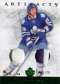 2012-13 Upper Deck Artifacts - Jersey/Patch Emerald #12 Colton Orr Front