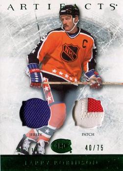2012-13 Upper Deck Artifacts - Jersey/Patch Emerald #49 Larry Robinson Front
