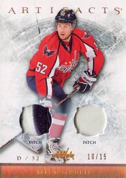 2012-13 Upper Deck Artifacts - Jersey/Patch Gold Spectrum #62 Mike Green Front