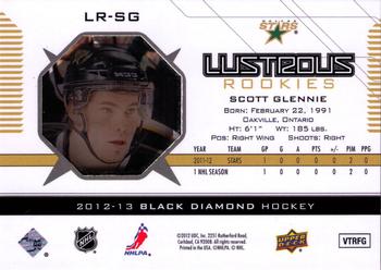 2012-13 Upper Deck Black Diamond - Lustrous #LR-SG Scott Glennie Back