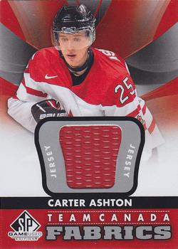2012-13 SP Game Used - Team Canada Fabrics #TC-1 Carter Ashton Front