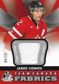 2012-13 SP Game Used - Team Canada Fabrics Fight Straps #TC-4 Jared Cowen Front
