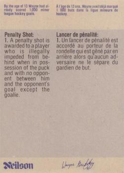 1982-83 Neilson Wayne Gretzky #4 Penalty Shot Back