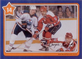 1982-83 Neilson Wayne Gretzky #14 Forward Skating Front
