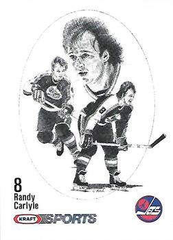 1986-87 Kraft Drawings #NNO Randy Carlyle Front