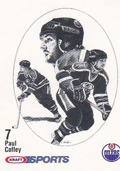 1986-87 Kraft Drawings #NNO Paul Coffey Front