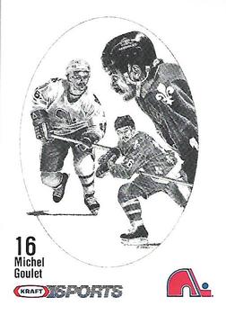 1986-87 Kraft Drawings #NNO Michel Goulet Front