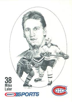 1986-87 Kraft Drawings #NNO Mike Lalor Front