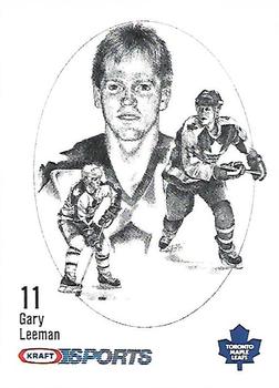 1986-87 Kraft Drawings #NNO Gary Leeman Front