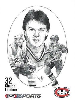 1986-87 Kraft Drawings #NNO Claude Lemieux Front
