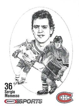 1986-87 Kraft Drawings #NNO Sergio Momesso Front